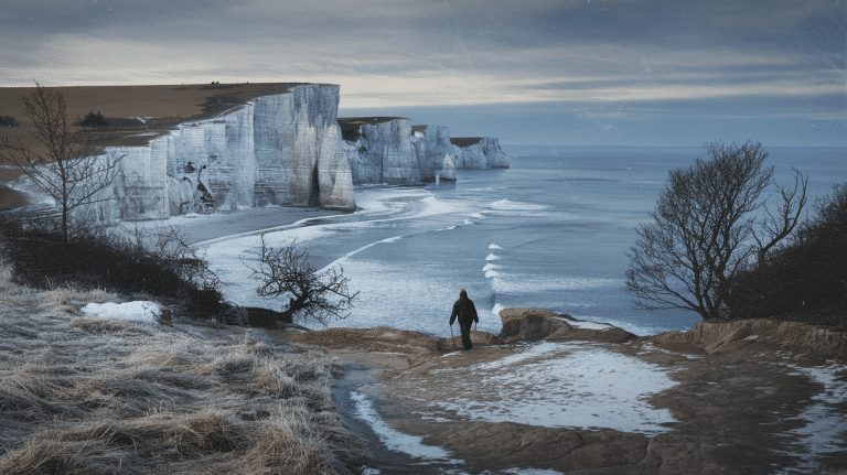 Pourquoi visiter les falaises de Normandie en hiver ?
