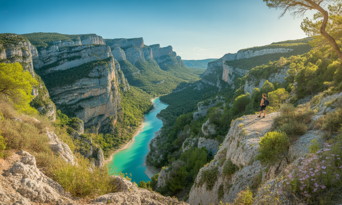 partez à la découverte des trésors naturels des gorges du verdon lors d'une randonnée inoubliable : paysages spectaculaires, faune, flore et points de vue à couper le souffle vous attendent le long des sentiers.