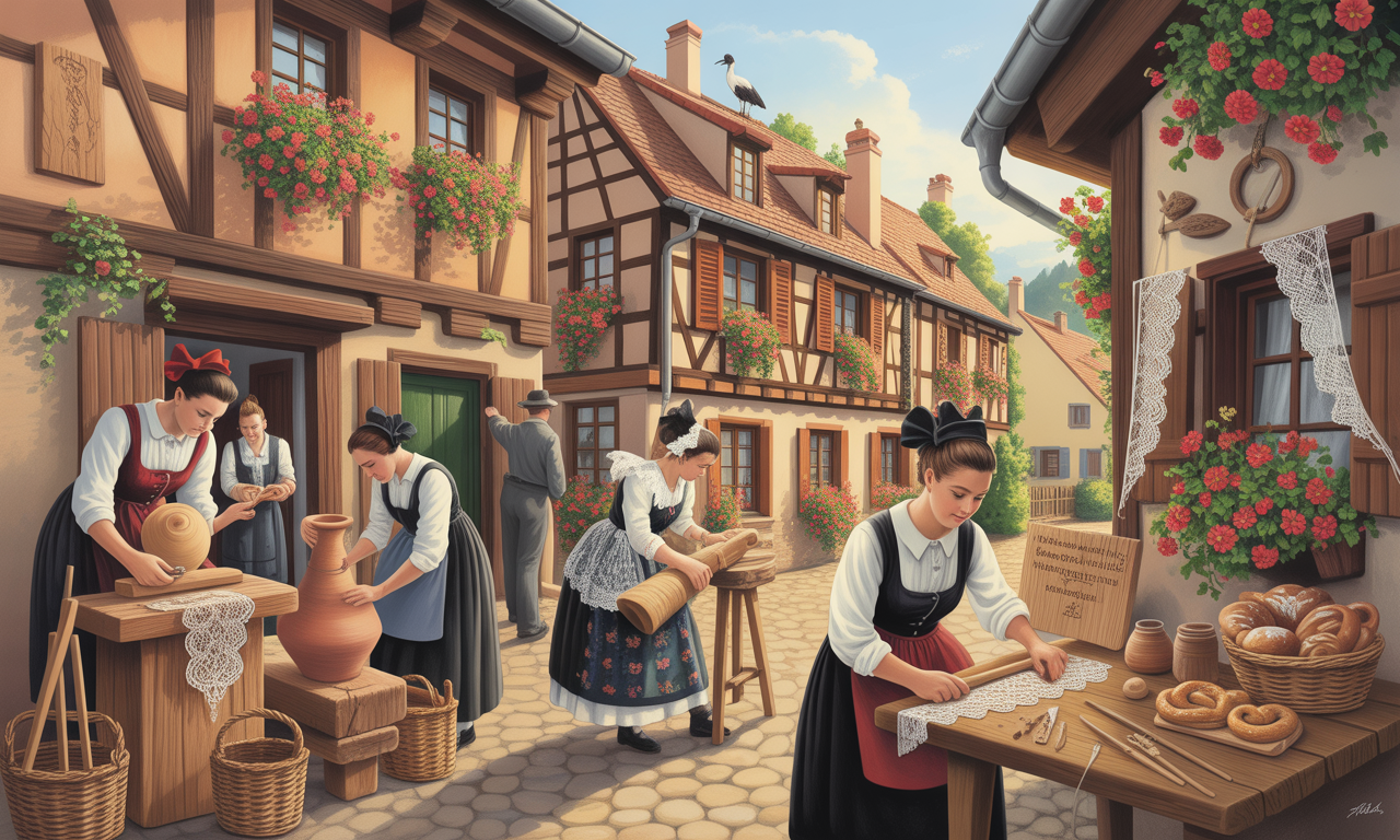 Quelles sont les traditions et l&rsquo;artisanat emblématiques de l&rsquo;Alsace ?